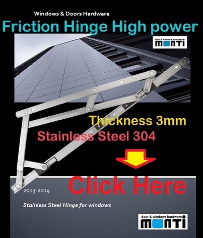  Friction Hinge Curtain wall   لولای نمای فرم لس ، کرتین وال ، استیل 304، نمای شیشه  